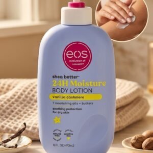 eos Shea Better 24H Moisture Body Lotion – Vanilla Cashmere, 16 fl oz